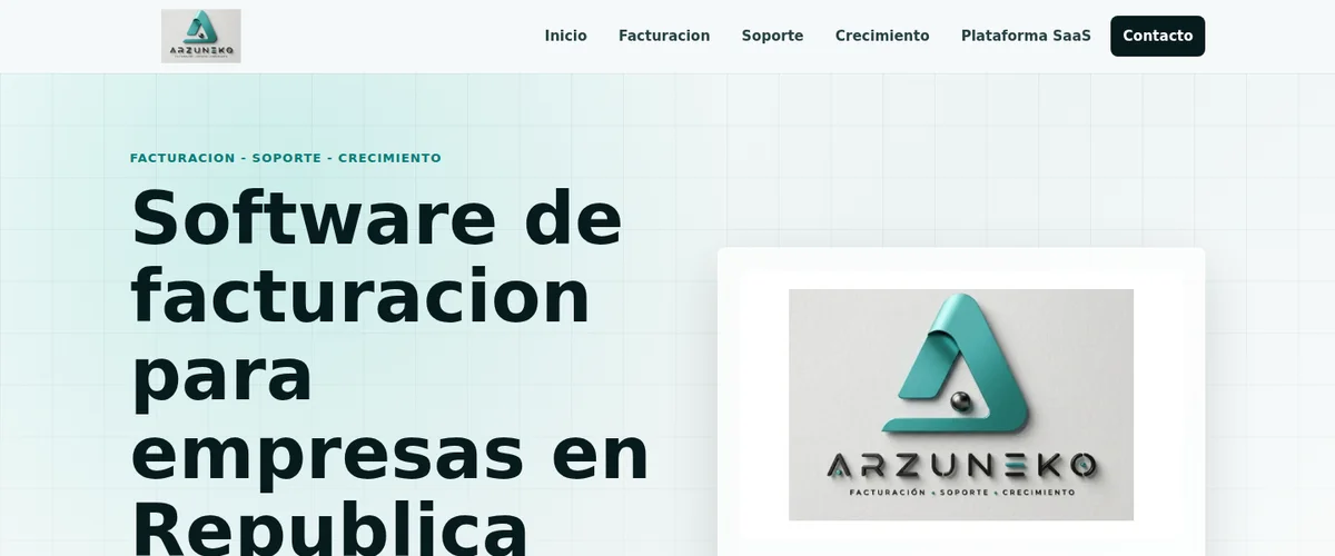 Web de Arzuneko en escritorio