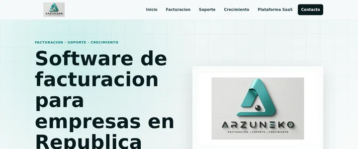 Captura real de la web de Arzuneko